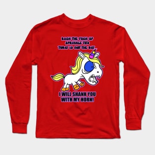 Angry Unicorn Long Sleeve T-Shirt